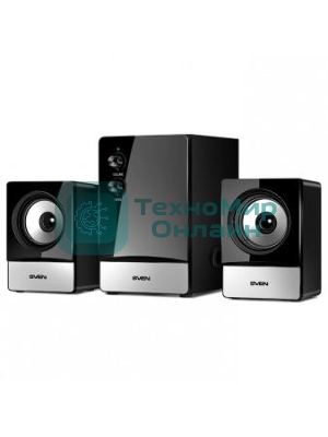 Акустическая система SVEN MS-90 черный (2x2.5W+ сабвуфер 5W, дерево)