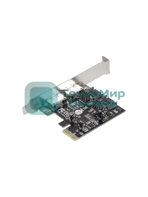 Контроллер ExeGate EXE-501 PCI-E 2.0, SATA3 6Gb/s, 2 int+2 ext (OEM)
