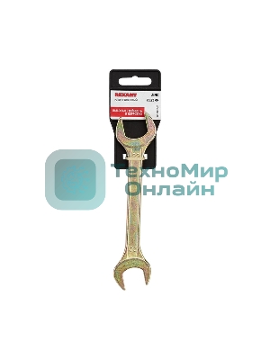 Ключ гаечный рожковый Rexant 20х22 мм, желтый цинк
