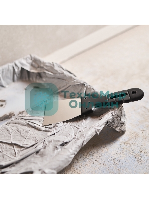 Шпатель Rexant 80 мм нержавеющая сталь, пластмассовая рукоятка