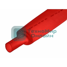 Трубка термоусадочная Rexant 30.0/15.0 1м красный