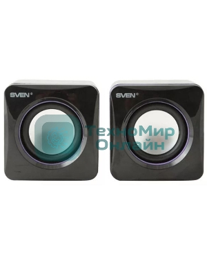 Акустическая система SVEN 315 2.0 черный 5Вт