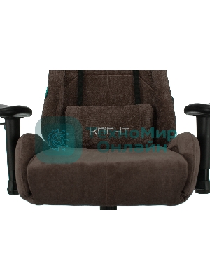 Кресло Бюрократ VIKING KNIGHT LT10 FABRIC коричневый, ткань, 120 кг, механизм качания