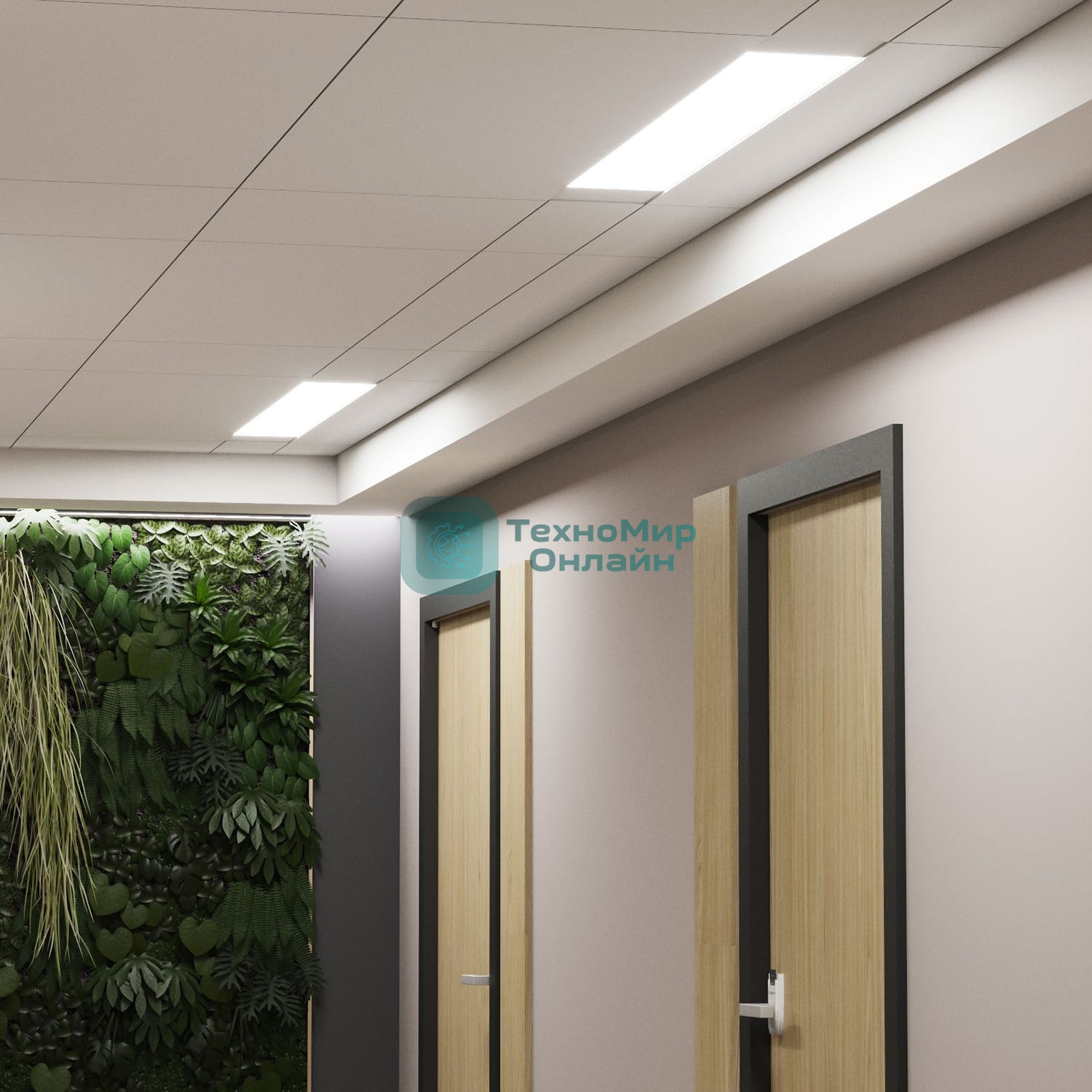 Светильник линейный Gauss WLF-1 50W 4550lm 6500K 185-265V IP20 1492x75x25мм алюминий LED 1/20