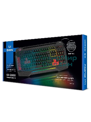 Клавиатура SVEN KB-G8800 проводная, USB Type-A, чёрный