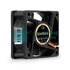 Вентилятор для корпуса ExeGate EX06025S3P-24 черный, 60 мм, 5000 об/мин, 34.5 дБ, 3 pin