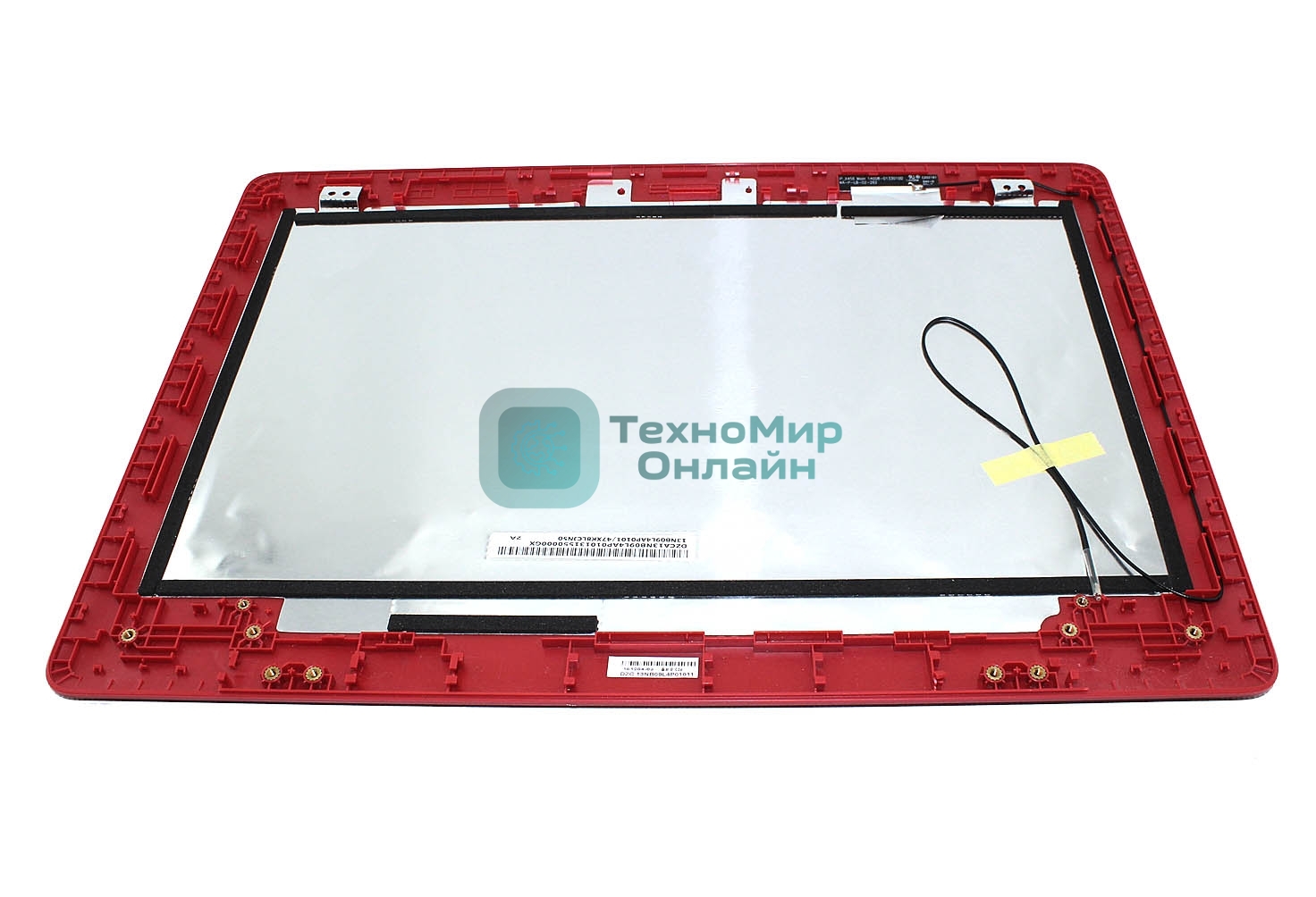 Крышка матрицы для Asus X456 красная