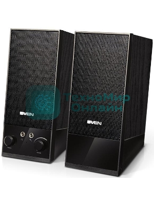 Акустическая система SVEN SPS-604 2.0 черный 4Вт
