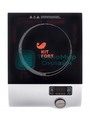 Плита электрическая Kitfort КТ-108 черный (настольная)