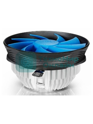 Кулер для процессора DEEPCOOL GAMMA ARCHER синий, 120 мм, алюминий, 1600 об/мин, 26.1 дБ, 3 pin, 95 Вт, 65.5 мм