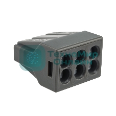 Экспресс-клемма с пастой Rexant 6-проводная до 2,5 мм², серый (50 шт./уп.) (773-306)