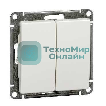 Механизм выключателя 2-кл. СП W59 10А IP20 10АХ бел. SchE VS510-252-1-86