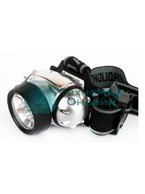 Фонарь ULTRAFLASH LED5351налобн металлик 7led 3 реж 3xr03 пласт коробка