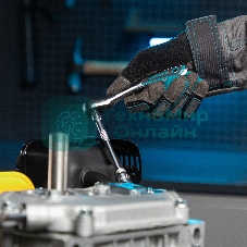 Набор торцевых головок Gross, трещотка 120 зубьев, 12 предметов, 1/4