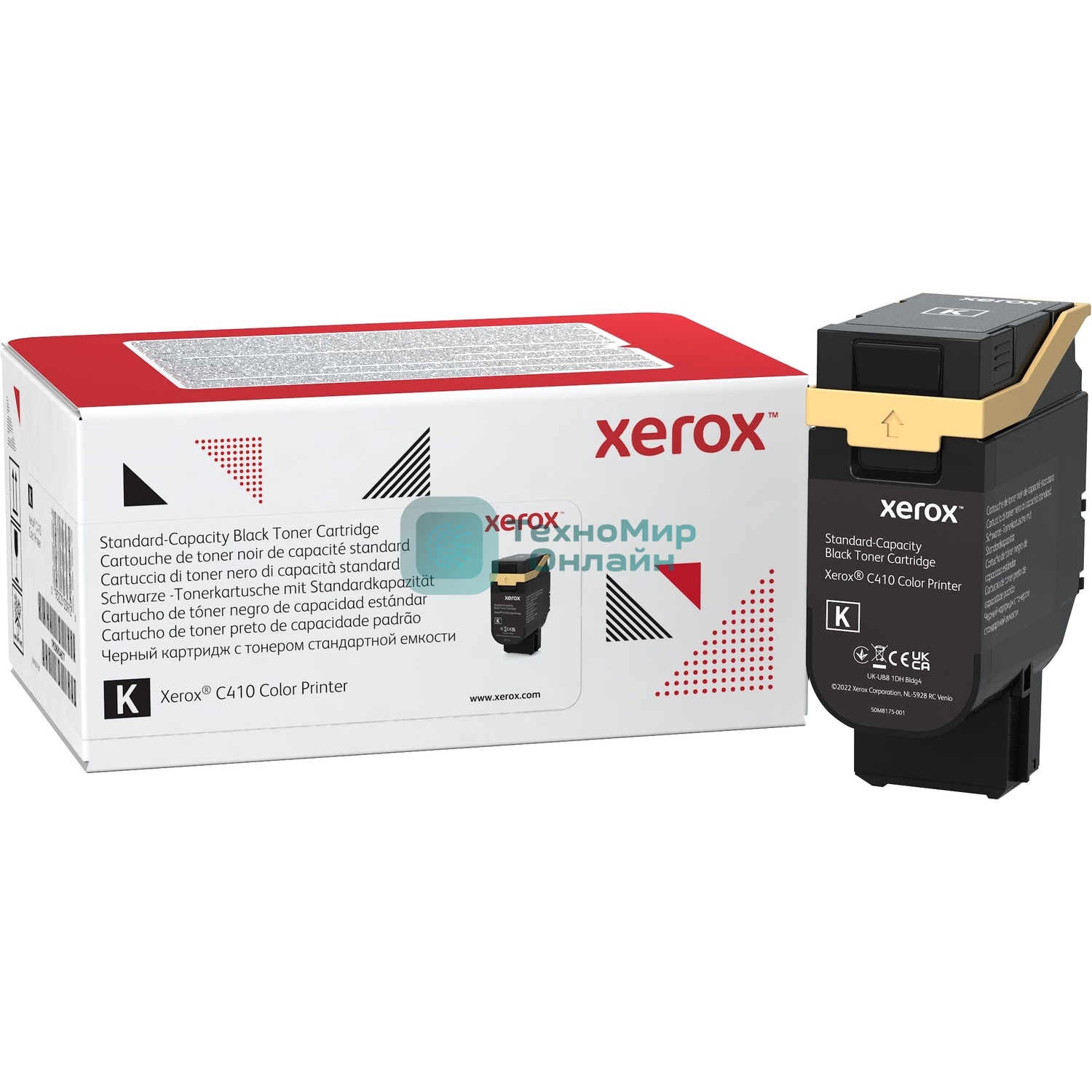 Картридж лазерный стандартный, черный Xerox VLC410/415 (2400 страниц)/Black Standard Capacity Toner Cartridge, Xerox VLC410/415 (2,400 Pages)