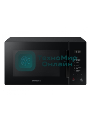 Микроволновая печь Samsung MS23T5018AK/BW черный, 23 л, 800 Вт, переключатели - сенсор