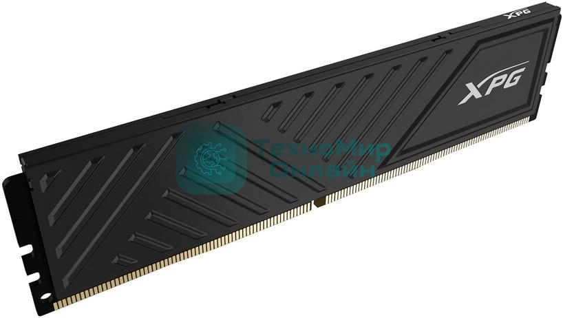 Оперативная память XPG Gaммix D35, DDR4, 16GB (1x16GB), 3200MHz, CL16, DIMM, с радиатором, черный
