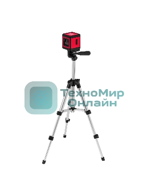 Лазерный уровень MTX XQB RED Pro SET, 10 м, красный луч, батарейки, штатив