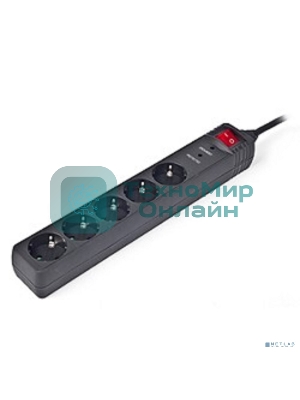 Сетевой фильтр Energenie Сетевой фильтр SPG5-C-10 3m. 16А. черный