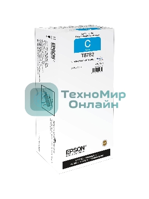 Картридж струйный Epson C13T878240 голубой (50000 стр. 425.7 мл) для WorkForce WF-R5190DTW WF-R5190, WF-R5690DTWF WF-R5690