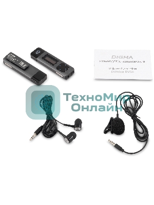 Диктофон Цифровой Digma DiVoice RV50 8Gb черный