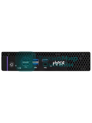 Мини ПК HIPER FACTUM FT20 Intel Core i5 14400(2.5Ghz)/16Gb/512PCISSDGb/noDVD/BT/WiFi/war 1y/1.3kg/черный/Win 11Pro + БП 120Вт/металл/VESA Адаптер на 75х75, 100х100