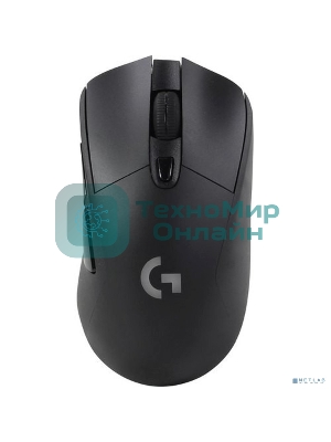 Мышь игровая Logitech G703 Lightspeed черная, сенсор 100-25600dpi (Hero25K), беспроводная 2.4GHz + USB 1,8м, 5 программируемых кнопок + колесо прокрутки, RGB-подсветка, под правую руку