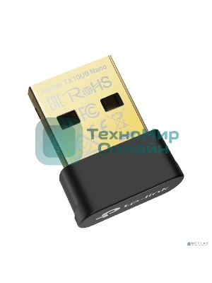 Двухдиапазонный беспроводной нано-USB-адаптер с поддержкой Bluetooth TP-Link Archer TX10UB Nano