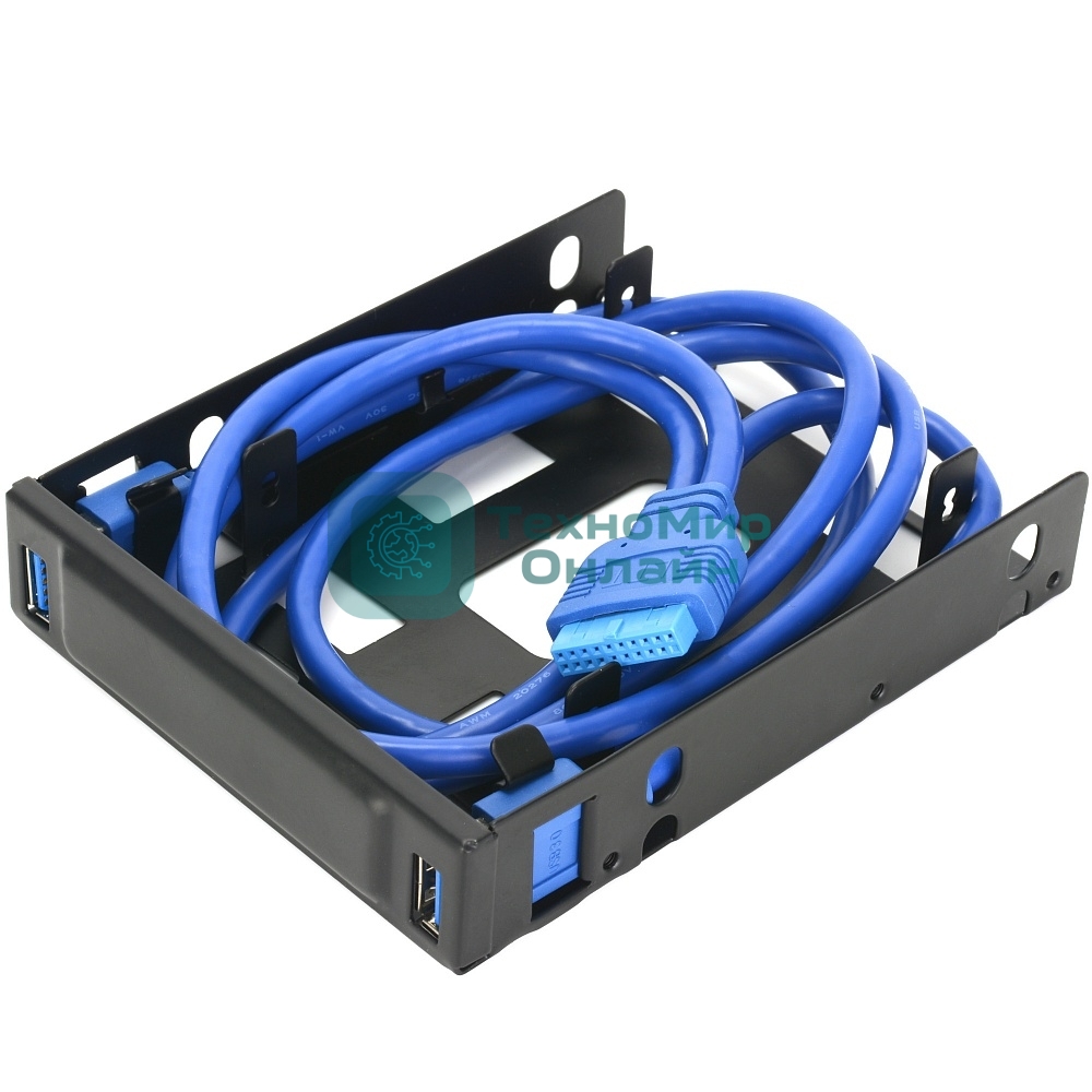 Панель с двумя портами USB 3.0 в слот 3.5 компьютерного корпуса и слот 2x2.5 CMU3-B3
