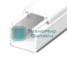 Кабель-канал 16х16 L2000 пластик с двойным замком УралПак КК-19016016-140