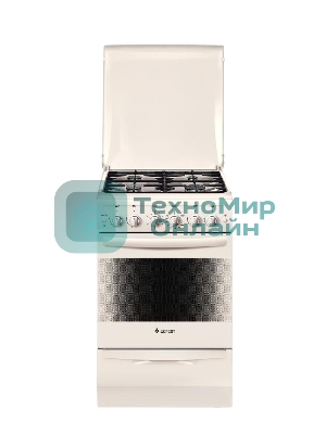 Плита газовая Gefest ПГ 5100-02 0167 бежевый, конфорок 4 шт, духовка 52 л, 50 см x 85 см x 58.5 см