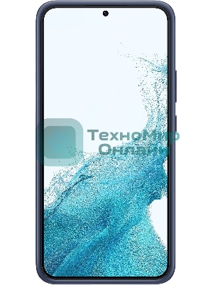 Чехол (клип-кейс) Samsung для Samsung Galaxy S22+ Frame Cover прозрачный/темно-синий (EF-MS906CNEGRU)