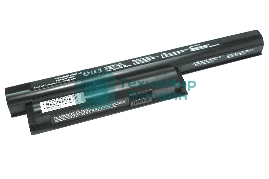 Аккумуляторная батарея для ноутбука Sony SVE14 SVE15 SVE17 5200mAh OEM черный
