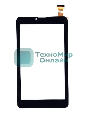 Сенсорное стекло (тачскрин) ZYD070-262-FPC-V02, черное