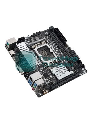 Материнская плата ASUS PRIME H610I-PLUS-CSM, LGA 1700, Intel H610, 2xDDR5, 4xSATA, 1xM.2 PCIe 3.0 x4, 1xPCIe 4.0 x16, 1xHDMI, 1xDP, 1xVGA, 2xUSB-A 3.2 Gen 1, 2xUSB-A 2.0, 1x 1Gb LAN, 3x3.5 мм, 7.1, Mini-ITX
