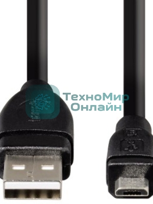 Кабель USB2.0 Hama USB A (m)/micro USB B (m) 0.75м (00054587)