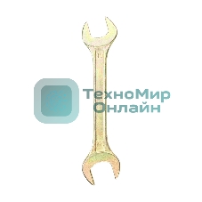 Ключ гаечный рожковый Rexant 19х22 мм, желтый цинк