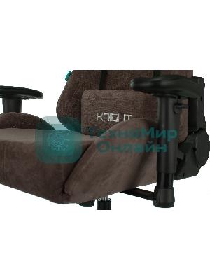 Кресло Бюрократ VIKING KNIGHT LT10 FABRIC коричневый, ткань, 120 кг, механизм качания