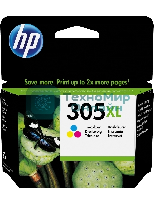 Картридж струйный HP 305XL 3YM63AE многоцветный (200 стр.) для HP DJ 2320/2710/2720