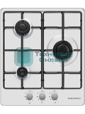 Газовая варочная панель Maunfeld EGHE.43.3STS-EW