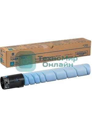 Тонер-картридж Konica-Minolta TN-221C голубой для bizhub C227/C287