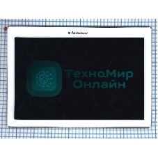 Модуль (матрица + тачскрин) для Lenovo Tab 2 A10-70 белый с рамкой