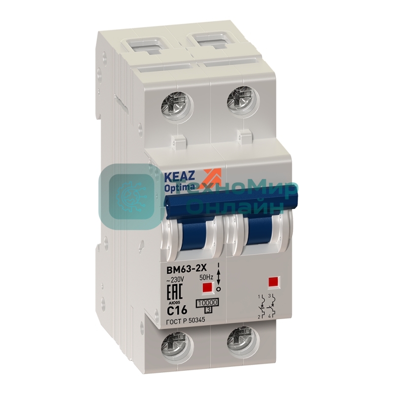 Выключатель автоматический OptiDin BM63-2C32-УХЛ3 (Новый) 260604 КЭАЗ