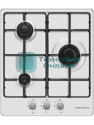 Газовая варочная панель Maunfeld EGHE.43.3STS-EW