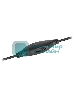 Гарнитура Defender Warhead G-160 чёрный/синий, проводная