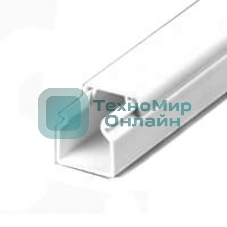 Кабель-канал 12х12 L2000 пластик с двойным замком УралПак КК-19012012-200