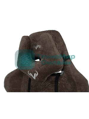Кресло Бюрократ VIKING KNIGHT LT10 FABRIC коричневый, ткань, 120 кг, механизм качания