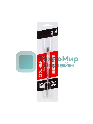 Спуджер металлический Rexant узкий (лопатка двухсторонняя) 170 мм