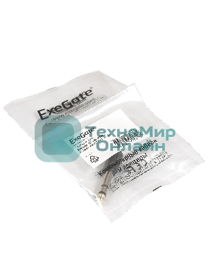 Переходник аудио Exegate EX284949RUS EX-AA-3F6M (6.35мм Jack M/3.5мм Jack F)