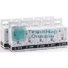 Лампа светодиодная Gauss Elementary 7Вт цок.:E27 груша 220B 4100K св.свеч.бел.нейт. A60 (упак.:10шт)